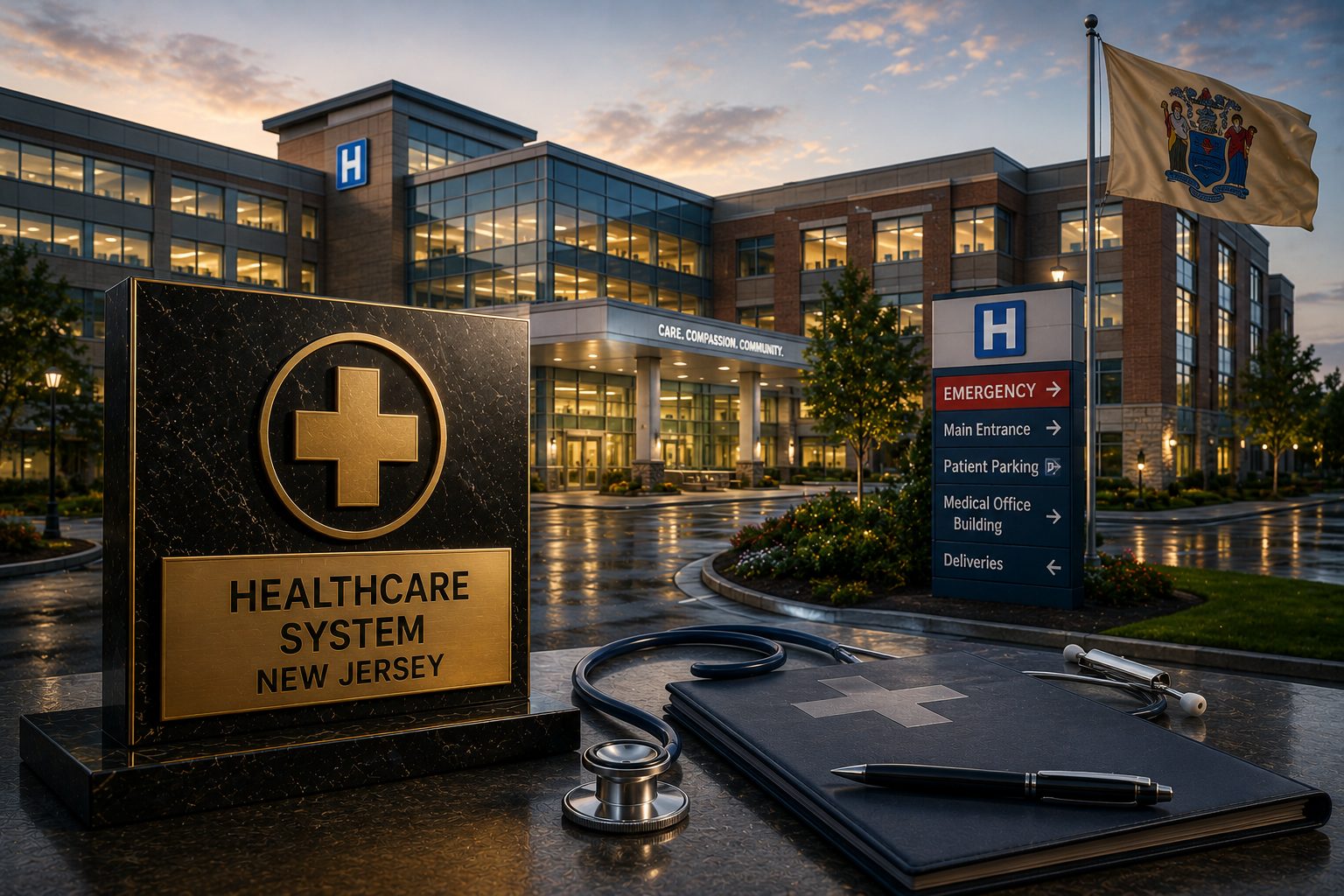 Healthcare System, New Jersey — wireless engagement