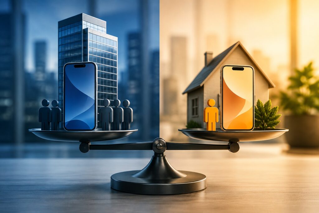 Comparing corporate-liable and individual liable