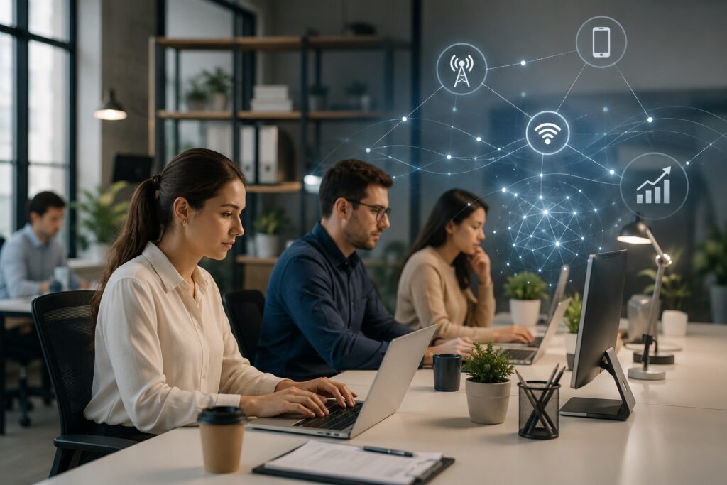 Employees working uninterrupted while wireless costs are optimized behind the scenes